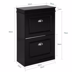 SoBuy FSR78-SCH Organisateur pour chaussures Ouvert