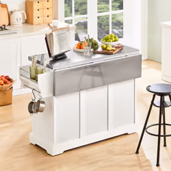 SoBuy FKW41-ST Chariot de transport d'aliments - Vue supplémentaire 4