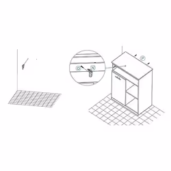 SoBuy BZR66-W armoire de rangement de salle de bain - Vue supplémentaire 11