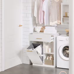 SoBuy BZR66-W armoire de rangement de salle de bain - Vue supplémentaire 4