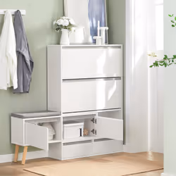 SoBuy FSR134-W Organisateur pour chaussures Ouvert