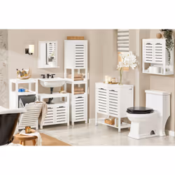 SoBuy BZR67-W armoire de rangement de salle de bain - Vue supplémentaire 11