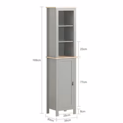 SoBuy BZR68-HG Armoire de rangement de salle à manger - Vue supplémentaire 4