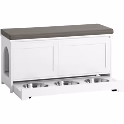 Description générale Le banc à chaussures SoBuy FSR136-W est un meuble pratique et élégant, conçu pour optimiser l'espace tou ...