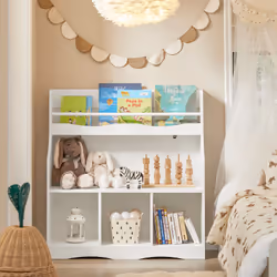 SoBuy KMB57-W armoire de rangement pour enfant Coffre