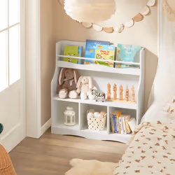 SoBuy KMB57-W armoire de rangement pour enfant Coffre