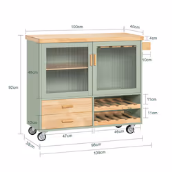 SoBuy FKW114-GR buffet de salle à manger - Vue supplémentaire 4