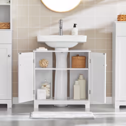 SoBuy BZR18-II-W coiffeuse et ensemble de coiffeuses pour chambre à coucher