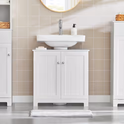 SoBuy BZR18-II-W coiffeuse et ensemble de coiffeuses pour chambre à coucher