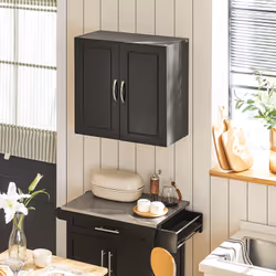 SoBuy FRG231-SCH Armoire de rangement de salle à manger - Vue supplémentaire 5
