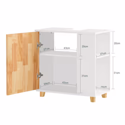 SoBuy BZR75-W coiffeuse et ensemble de coiffeuses pour chambre à coucher - Vue supplémentaire 5
