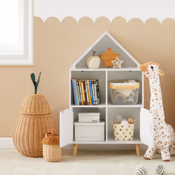 SoBuy KMB58-W armoire de rangement pour enfant Coffre