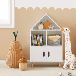 SoBuy KMB58-W armoire de rangement pour enfant Coffre