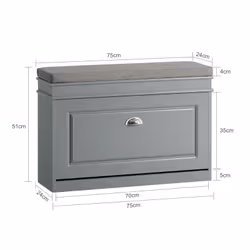SoBuy FSR82-L-HG Organisateur pour chaussures Ouvert - Vue supplémentaire 4