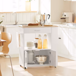SoBuy FKW113-WN Chariot de transport d'aliments
