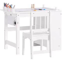 Description générale L'ensemble SoBuy KMB60-W comprend une table et une chaise adaptées aux enfants, offrant un espace sécuri ...