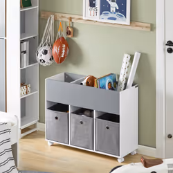SoBuy KMB61-HG armoire de rangement pour enfant Coffre