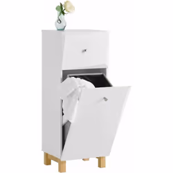 Description générale Ce meuble de linge offre un espace de stockage supplémentaire tout en embellissant votre salle de bain. ...