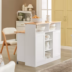SoBuy FSB36-WN Chariot de transport d'aliments