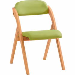 SoBuy FST92-GR Chaise pliante en bois Chaise pliante confortable trouvera sa place dans la cuisine, la salle à manger, le bur ...