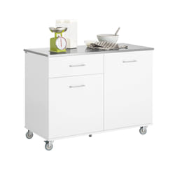 SoBuy FKW117-W Chariot de transport d'aliments