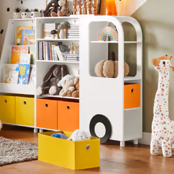 SoBuy KMB67-W armoire de rangement pour enfant Coffre