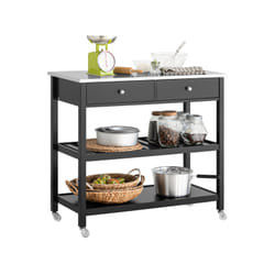 SoBuy FKW47-SCH Chariot de transport d'aliments