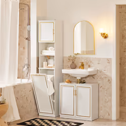 SoBuy BZR87-W Armoire de rangement de salle à manger