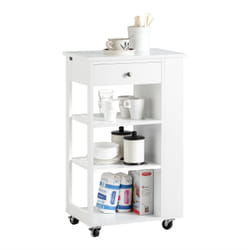 SoBuy FKW12-II-W Chariot de transport d'aliments