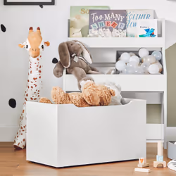 SoBuy KMB71-W armoire de rangement pour enfant Coffre