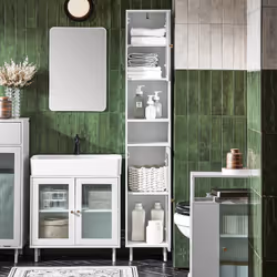 SoBuy BZR118-W Armoire de rangement de salle à manger