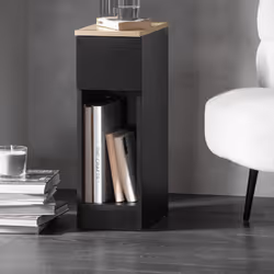 SoBuy FBT111-SCH Table de nuit et table de chevet - Vue supplémentaire 5