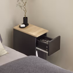SoBuy FBT111-SCH Table de nuit et table de chevet - Vue supplémentaire 6