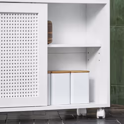SoBuy BZR119-W armoire de rangement de salle de bain - Vue supplémentaire 8