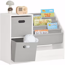 Description générale Ce meuble d’enfant polyvalent satisfait les besoins des enfants pour ranger leurs jouets, livres et autr ...