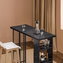 SoBuy FWT100-SCH table de cuisine et de salle à manger - Vue supplémentaire 6
