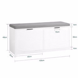 SoBuy FSR147-W Organisateur pour chaussures Ouvert