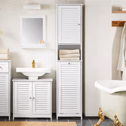 SoBuy BZR124-W Armoire de rangement de salle à manger