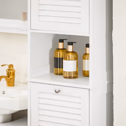 SoBuy BZR124-W Armoire de rangement de salle à manger - Vue supplémentaire 9