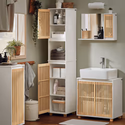 SoBuy BZR127-W Armoire de rangement de salle à manger
