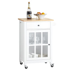 SoBuy FKW98-WN Chariot de transport d'aliments