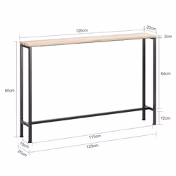 SoBuy FSB19-XL-Z Table à café, latérale et de salon - Vue supplémentaire 4