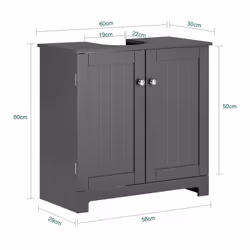 SoBuy BZR18-II-DG coiffeuse et ensemble de coiffeuses pour chambre à coucher - Vue supplémentaire 4