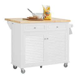 SoBuy FKW84-II-WN Chariot de transport d'aliments