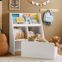 SoBuy KMB83-W armoire de rangement pour enfant Coffre