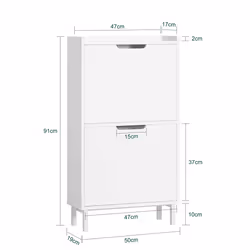 SoBuy FSR151-W Organisateur pour chaussures Ouvert - Vue supplémentaire 4