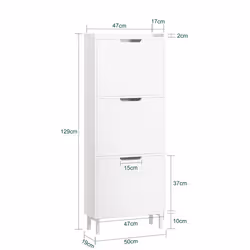 SoBuy FSR151-H-W Organisateur pour chaussures Ouvert - Vue supplémentaire 4