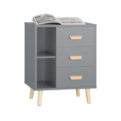 SoBuy FBT95-HG Table de nuit et table de chevet
