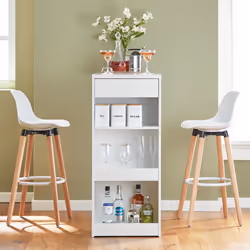 SoBuy FWT101-W table de cuisine et de salle à manger