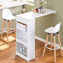 SoBuy FWT101-W table de cuisine et de salle à manger